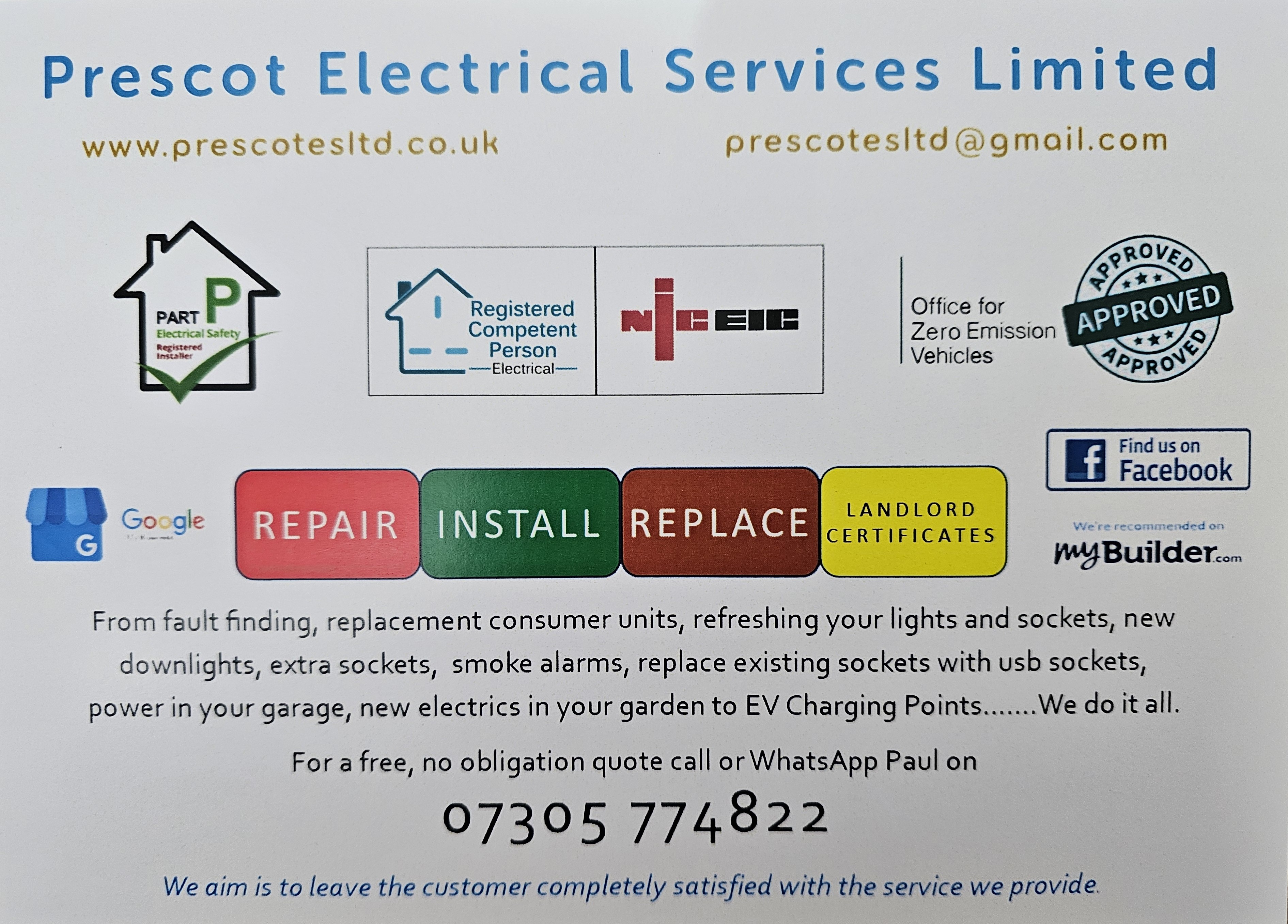 Prescot Electrical Services Ltd